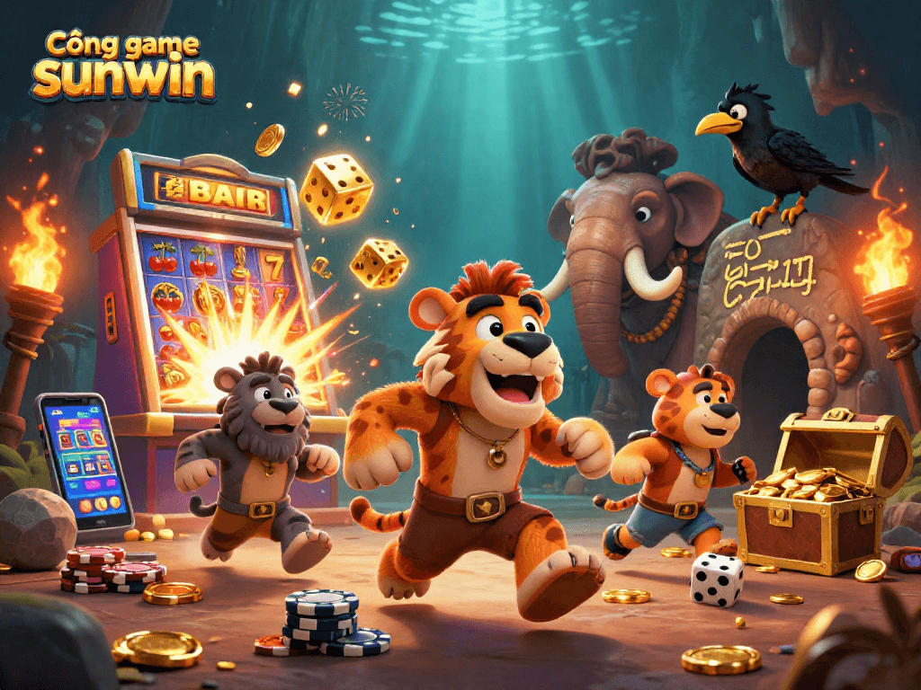 Cổng game sunwin mang đến sức hấp dẫn của sòng bạc trực tuyến với khung cảnh 3D đầy màu sắc.