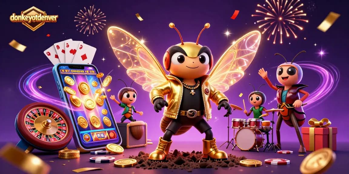 Experience winning big at donkeyotdenver with a vibrant casino scene filled with slot games.