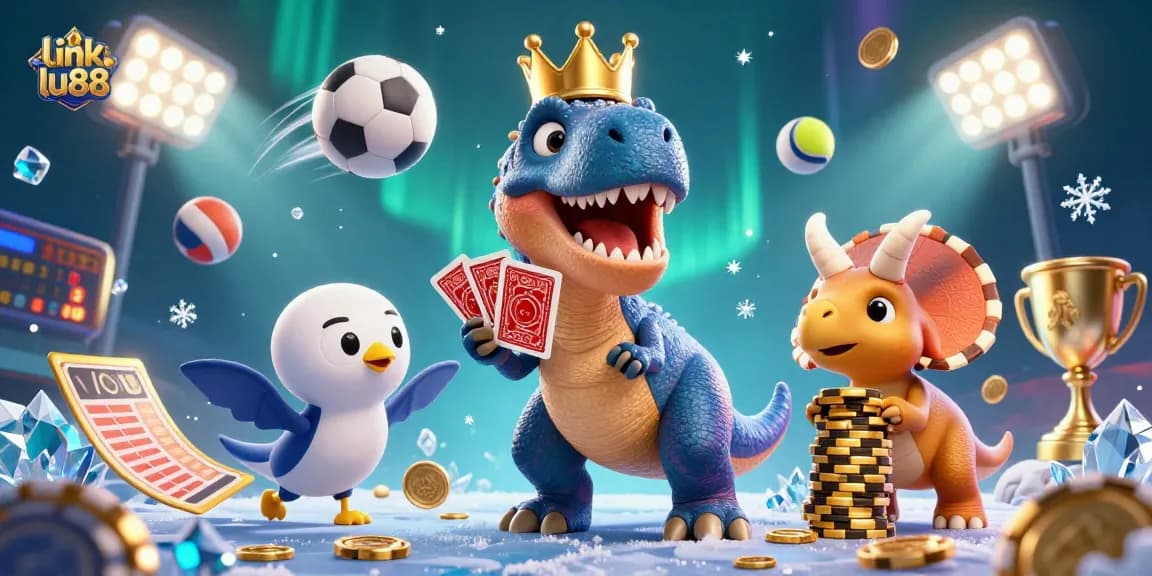 Engage in thrilling bets at link lu88 with a dynamic 3D casino scene full of excitement!