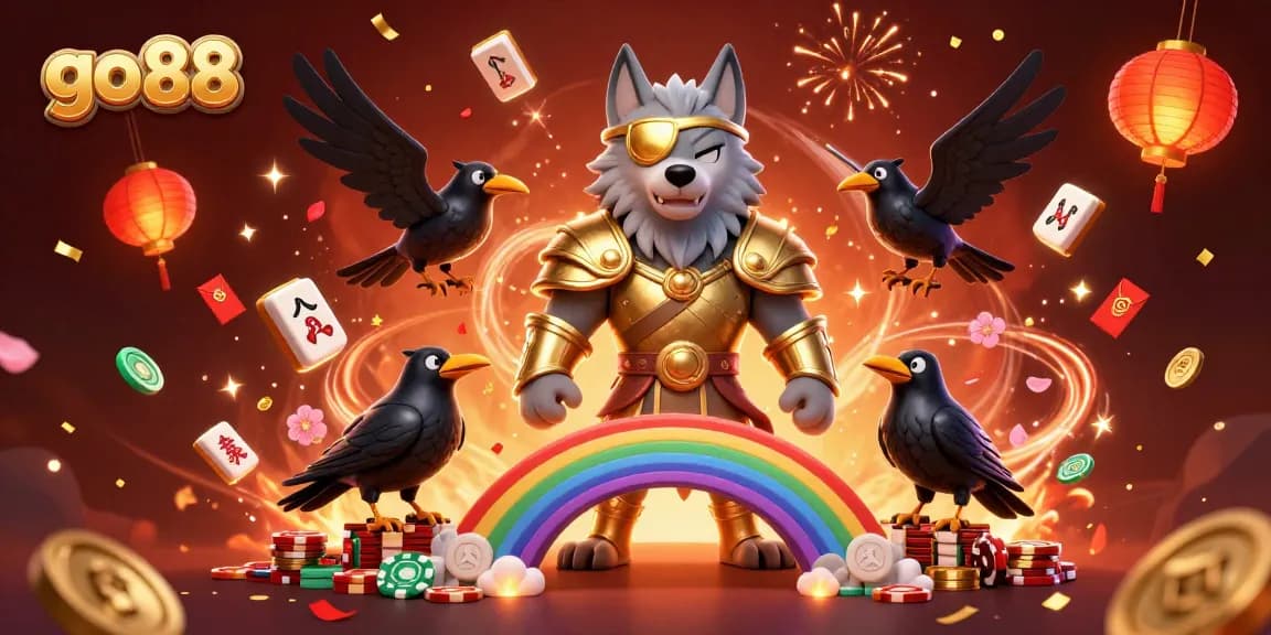 Engage in exciting play at go 88 with vibrant casino graphic showcasing dynamic elements.