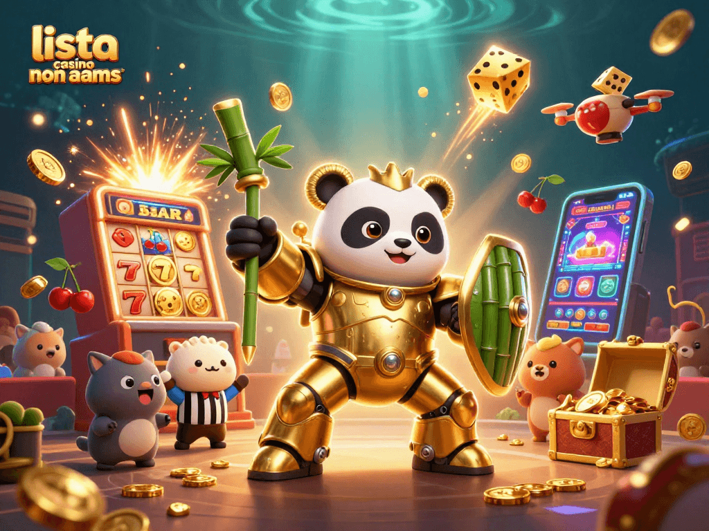 Vivi l'emozione della lista casino non AAMS con slot machine e personaggi 3D vibranti.