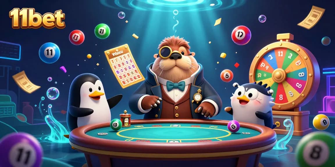 Experience the thrill of 11bet with an underwater scene of gaming action and excitement