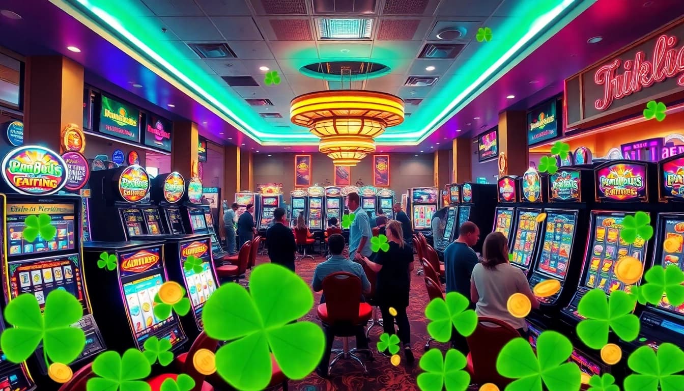 Menang besar dengan Slot gampang menang di kasino yang ramai dan berwarna.