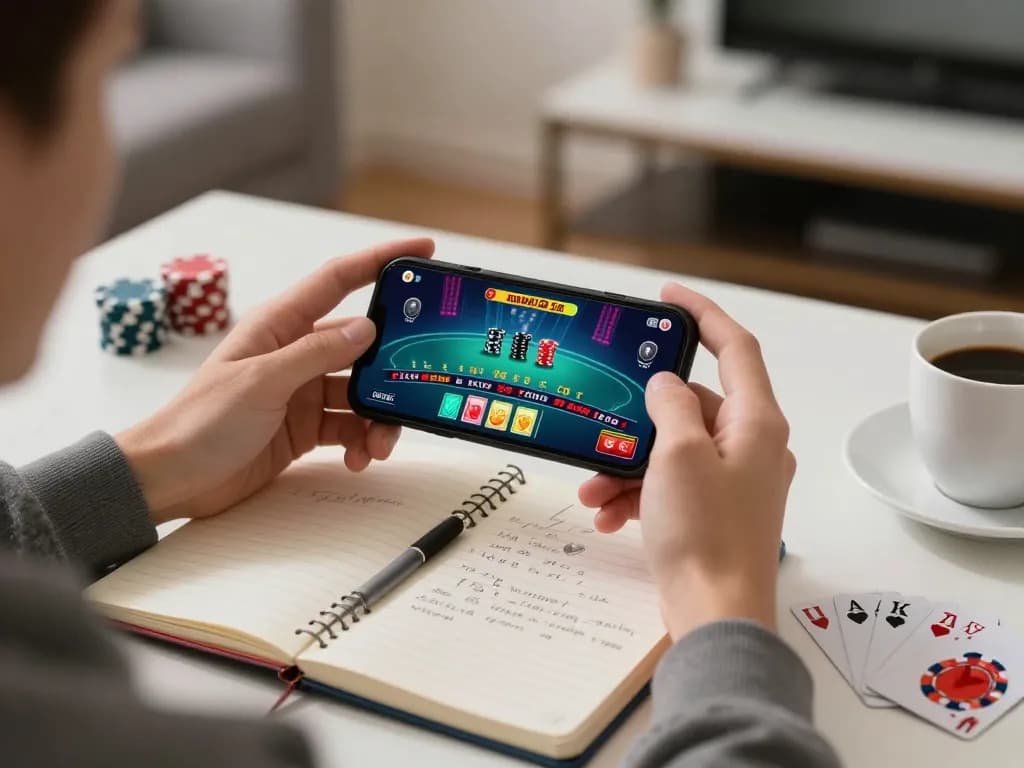 Engaging gameplay on 789WIN app showcasing live dealer blackjack in a stylish home setting