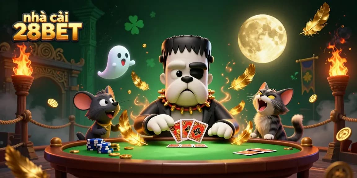 Experience thrilling gaming at nhà cái 28BET with unique characters and stunning casino elements.