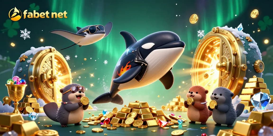 Experience thrilling adventures with fabet net as playful sea creatures celebrate big wins amid shining treasures.
