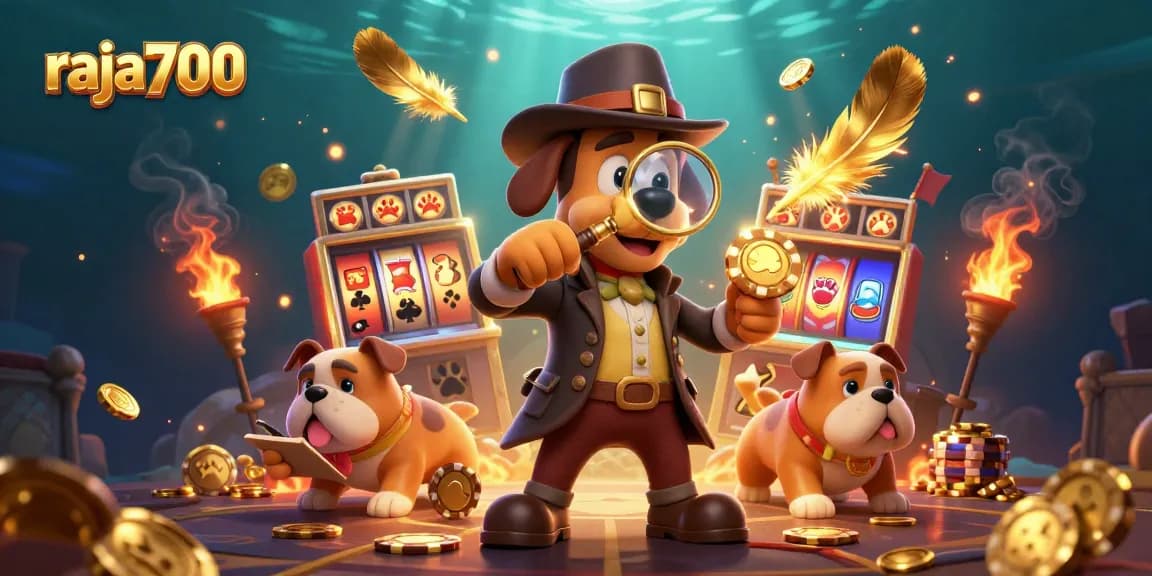 Raja700 menghadirkan aksi mendebarkan dengan detektif berbulu dan bulldog di dunia perjudian yang menawan.