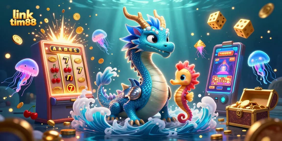 Experience the thrill of link tim88 with immersive casino gameplay, featuring vibrant dragons and treasure
