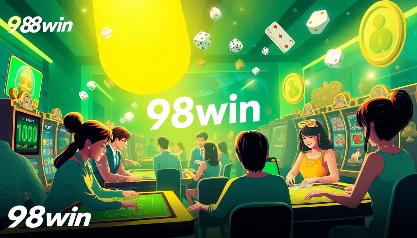 Experience thrilling gambling excitement at 98win's dynamic online casino scene.