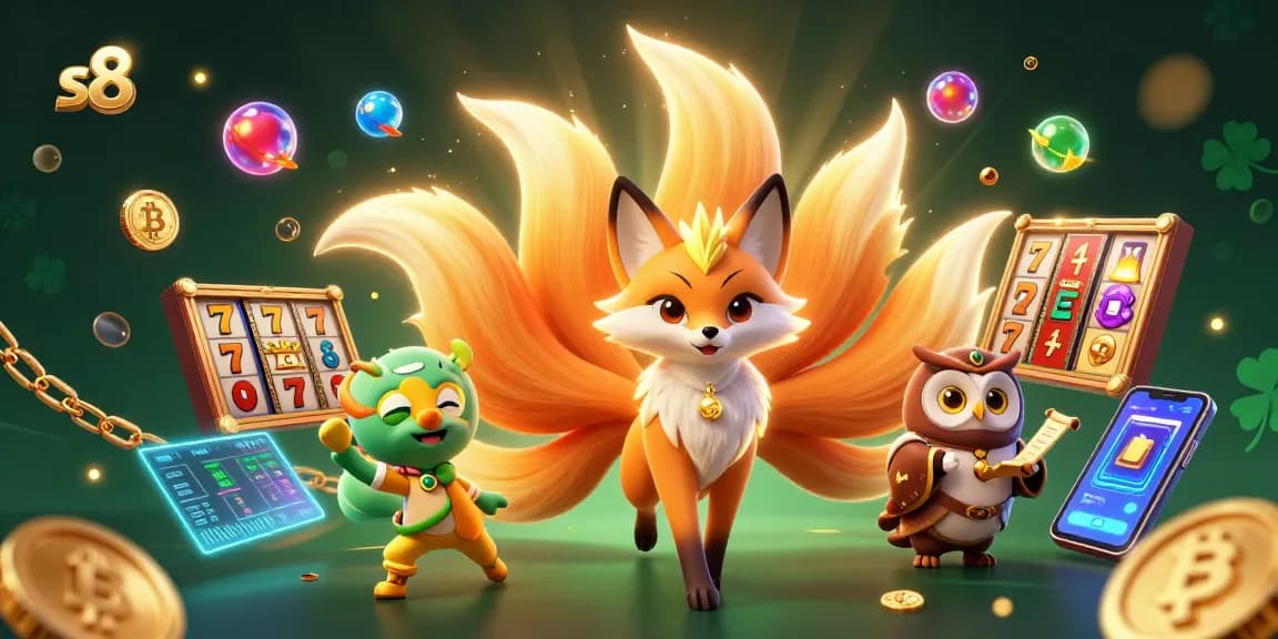 Join the excitement at s8 with colorful spirit characters playing slots and crypto games.