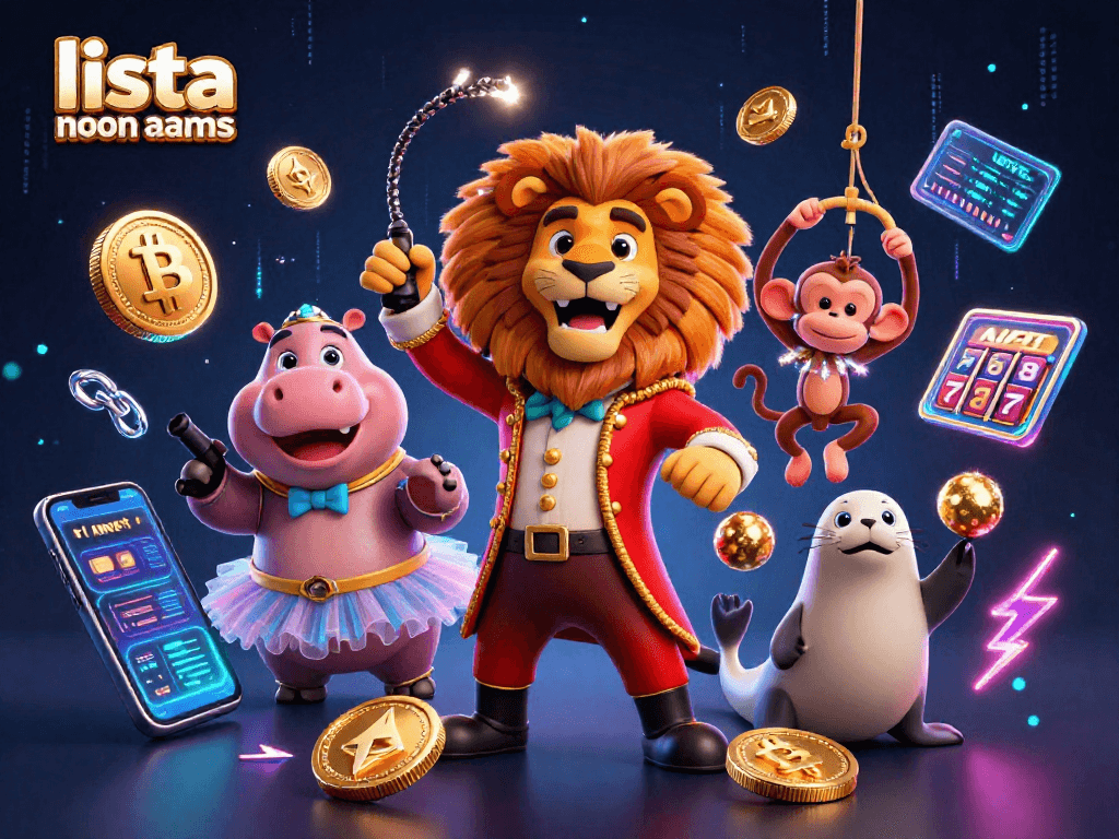 Gioca e vinci con la lista casinò non AAMS: un'illustrazione 3D vibrante di un casinò animato.