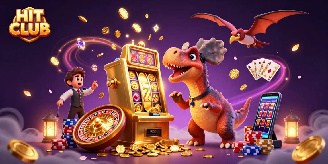 HIT CLUB captures the thrill of headbutting slot machines, winning massive jackpots!