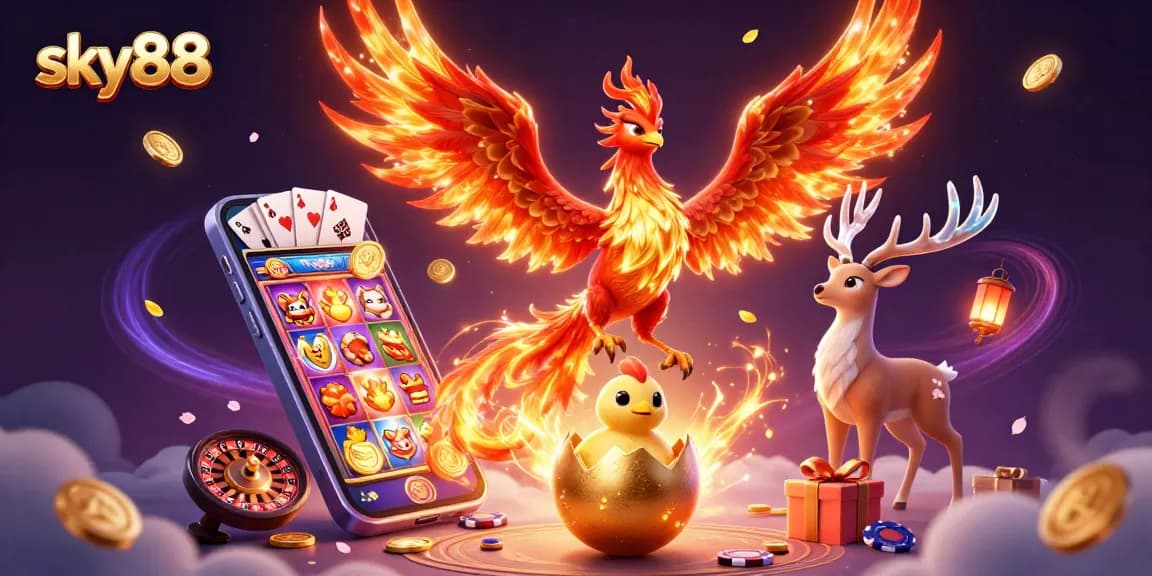 Experience thrilling gameplay at sky88 with vibrant slot games and dynamic casino energy.