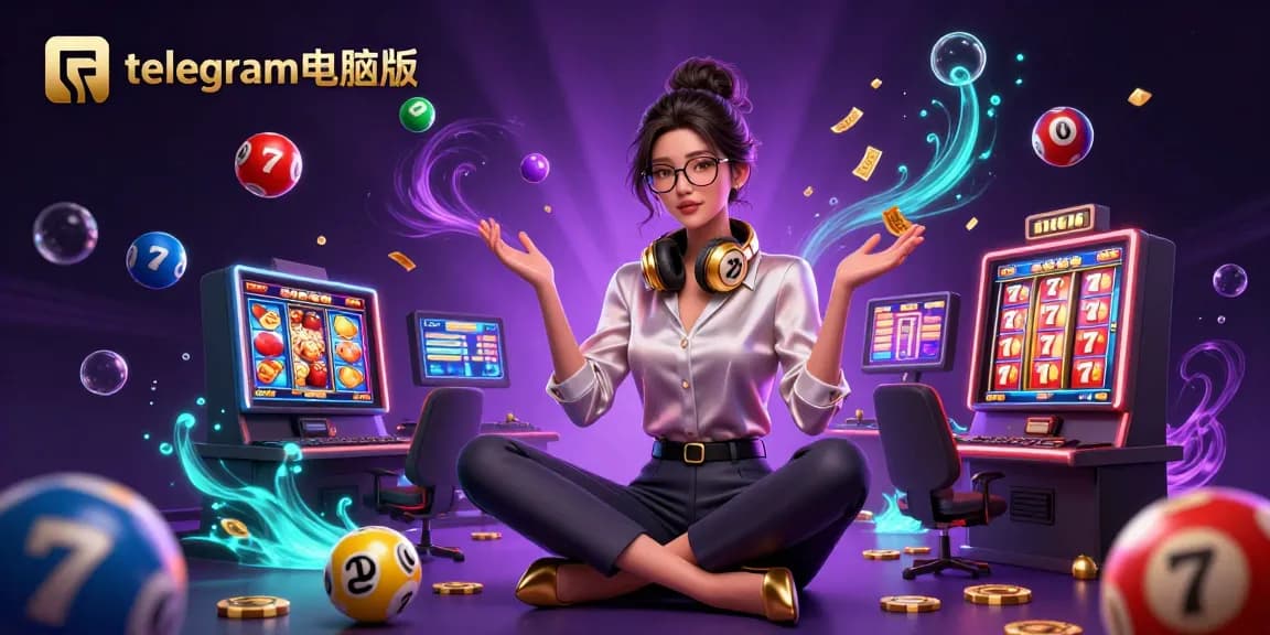 在高科技环境中，通过动态老虎机和活力游戏元素与telegram电脑版互动。