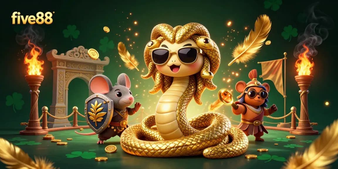Engage in exciting gameplay at five88 featuring dynamic characters in a lively casino scene.