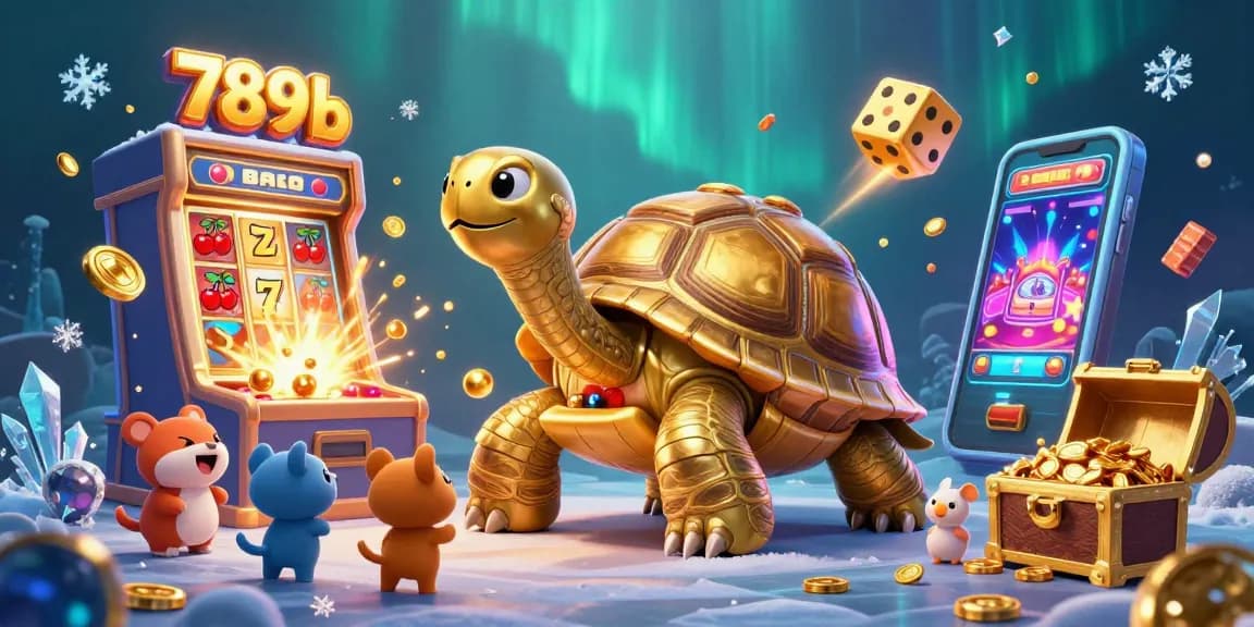Spin the reels and win big with 789b in a vibrant casino scene full of excitement.