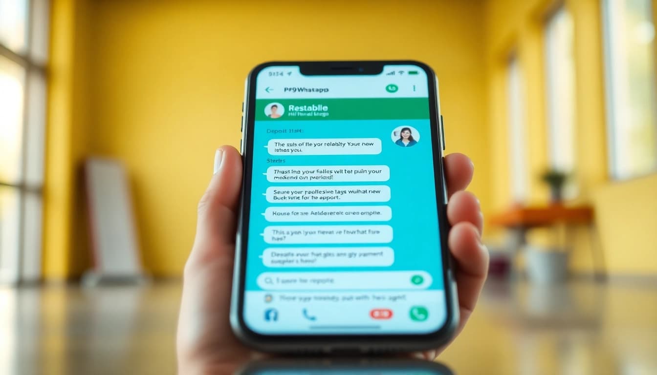PP9WIN deposit guide displayed on a smartphone with WhatsApp chat for easy registration.