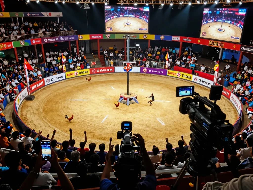 DAGA88 showcases thrilling live cockfighting matches with HD streaming, engaging viewers in real-time.