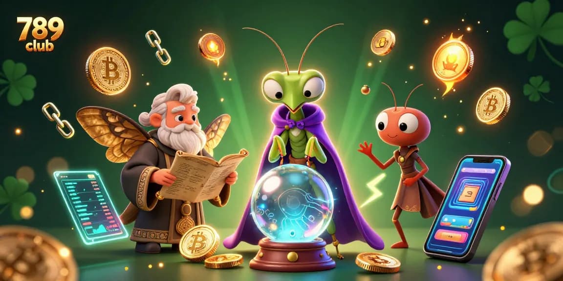 Chơi game 789 club với hoạ tiết ấn tượng và nhiều đồng tiền điện tử lấp lánh trong không gian huyền bí