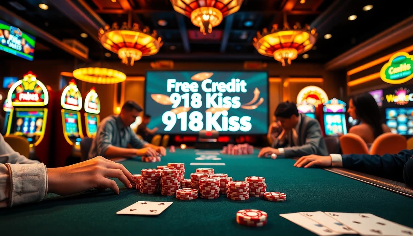 Experience free credit 918kiss at an exciting casino with vibrant games and engaging atmosphere.