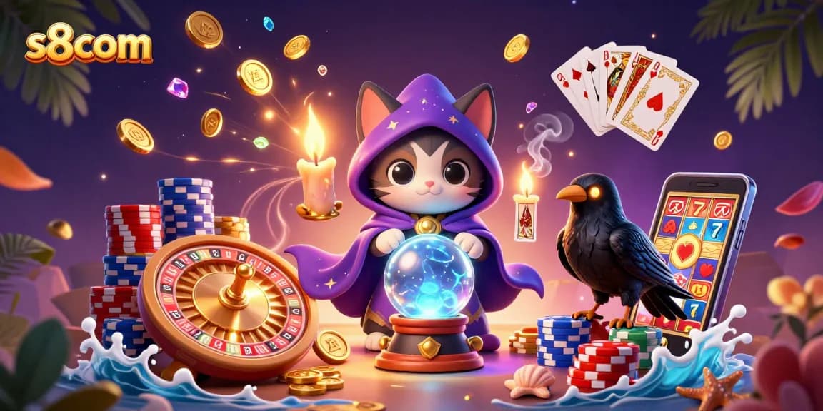 Experience the thrill of winning with s8com's vibrant casino elements, captivating characters, and dynamic gaming scenes.