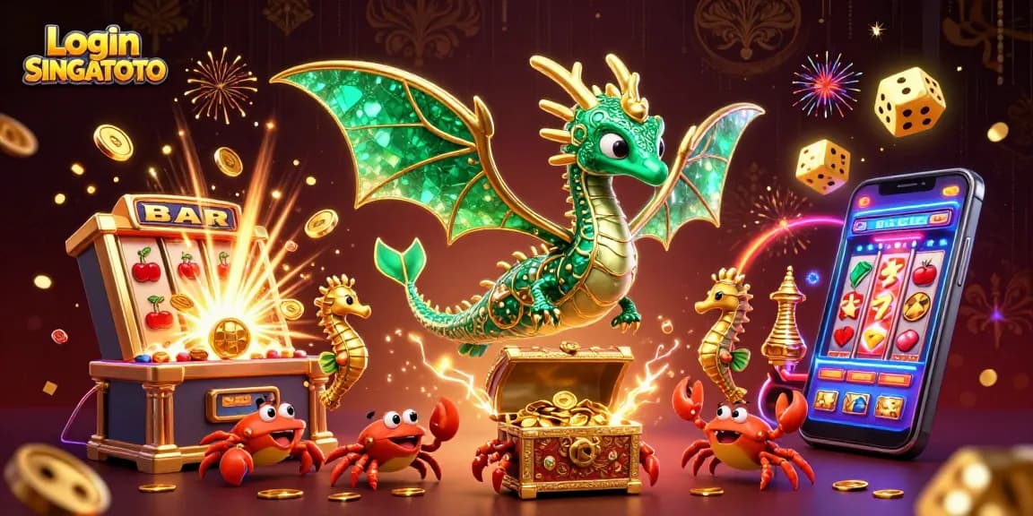 Login SINGATOTO aktifkan konsentrasi dan jackpot keberuntungan dengan simbol kasino yang menarik