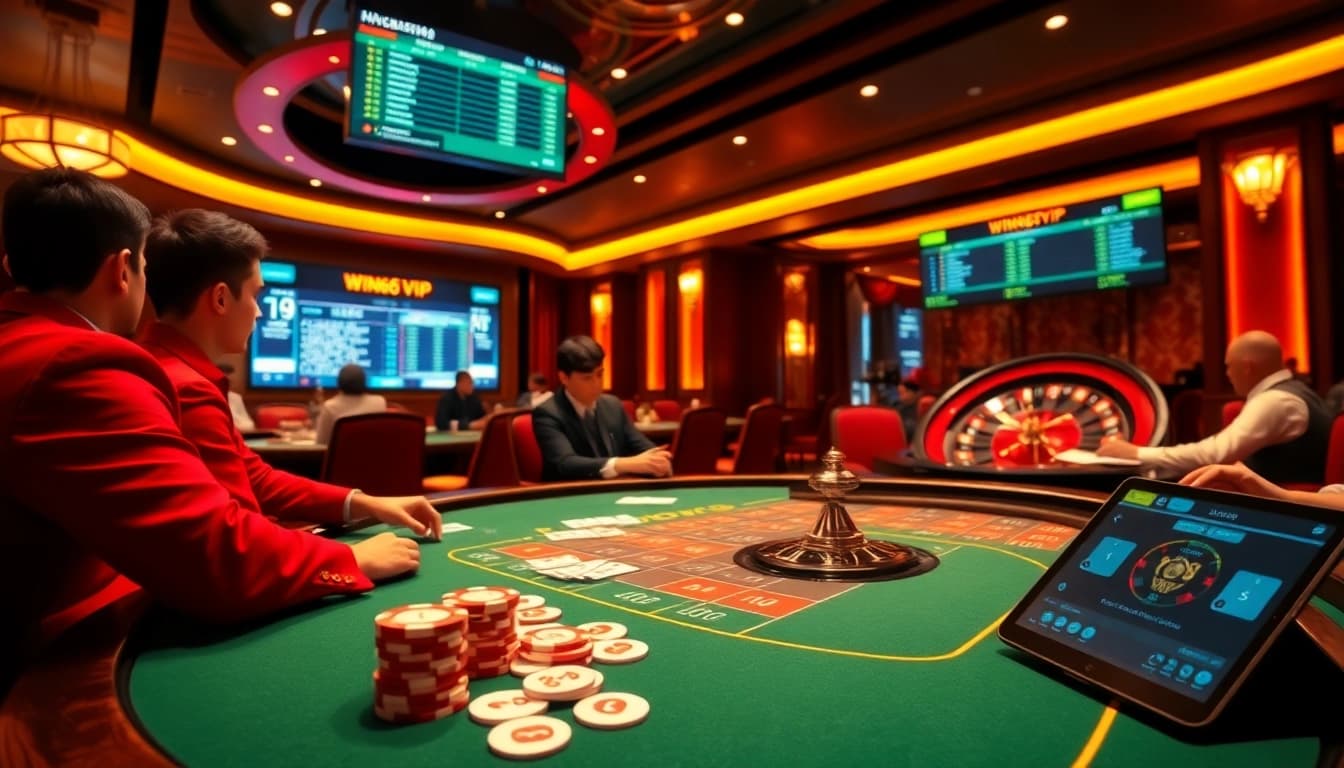Win678 VIP players enjoying poker with vibrant table atmosphere and exciting gameplay.