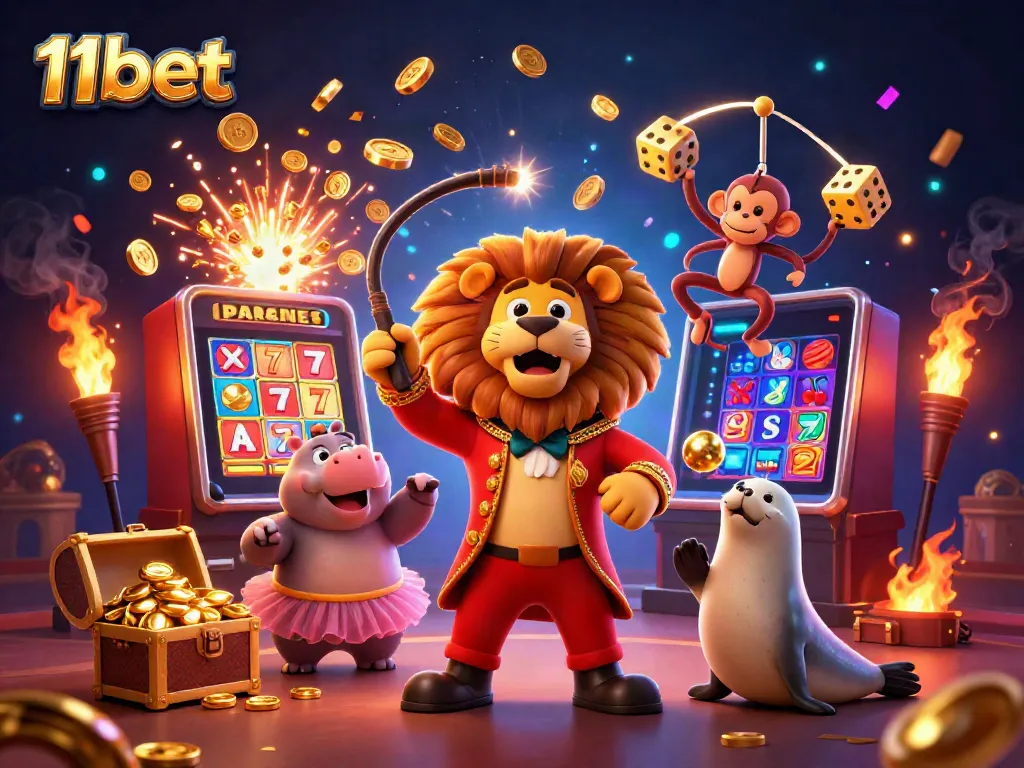 Experience thrilling moments at 11bet with vibrant casino characters and exciting game elements.