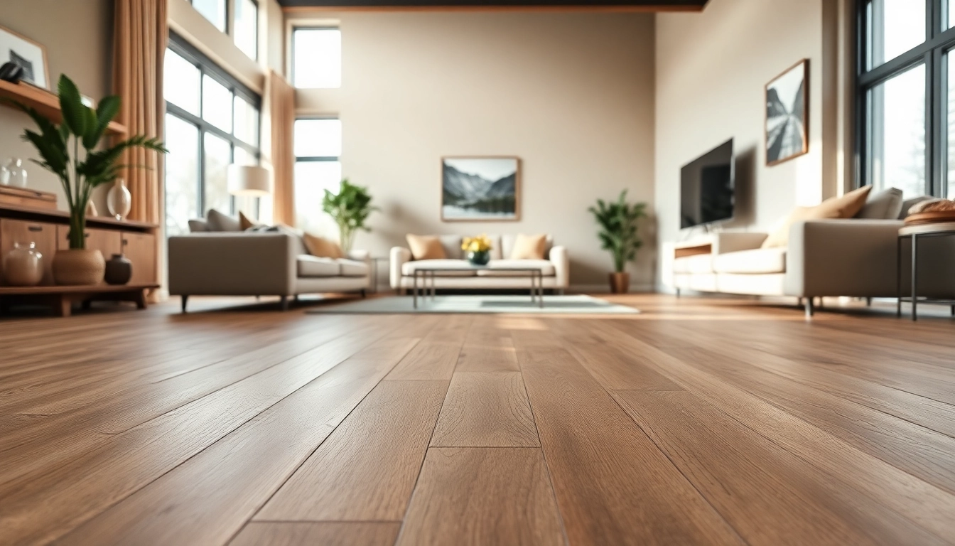 Enhance your home aesthetic with earth taupe vinyl plank flooring showcasing smooth texture.
