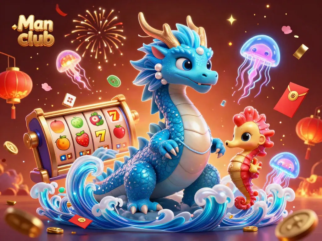Experience thrilling wins at the Man club with vibrant casino games and animated characters.