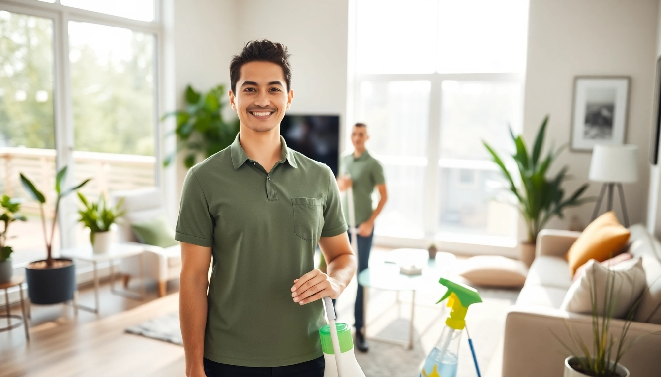 Deliver top-notch cleaning services calgary with a dedicated team in action.
