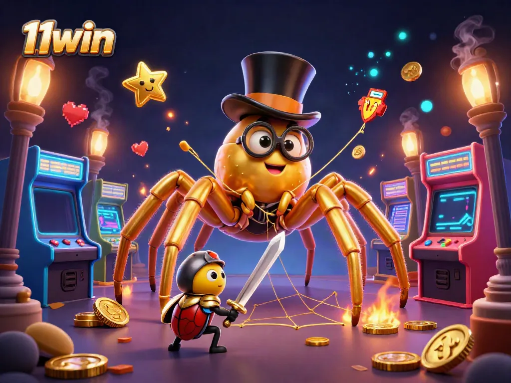 Engage with thrilling 11win casino action featuring golden characters and dynamic gaming elements.