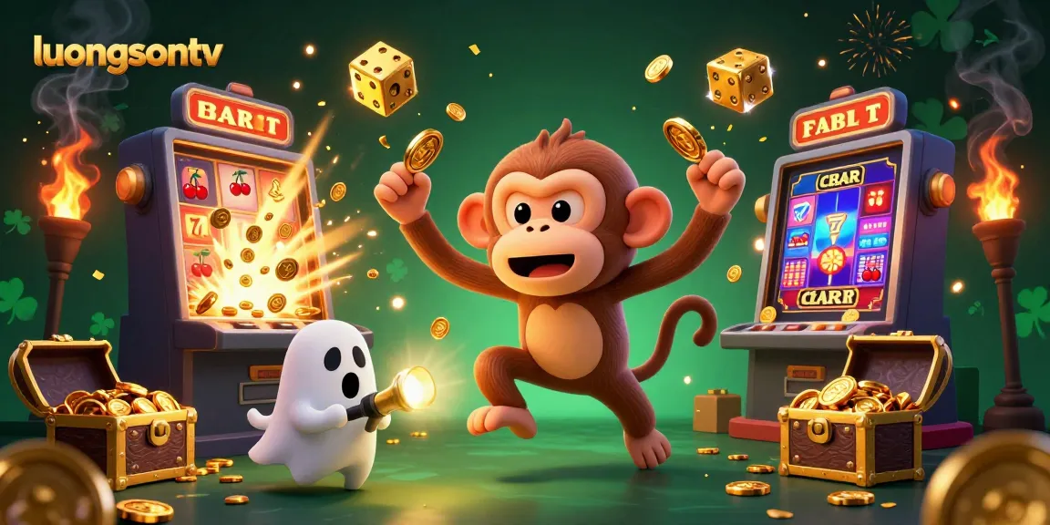 Experience live sports action with luongsontv in an exciting casino scene.