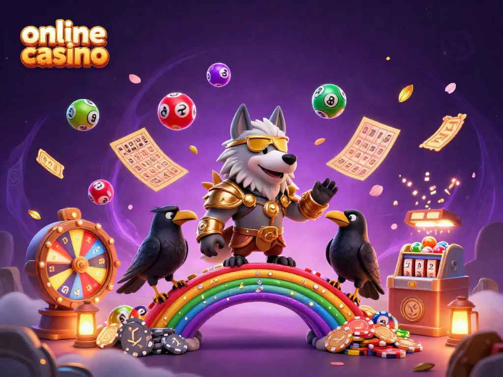 Disfruta de los mejores juegos en un casino online con una escena vibrante y llena de acción.
