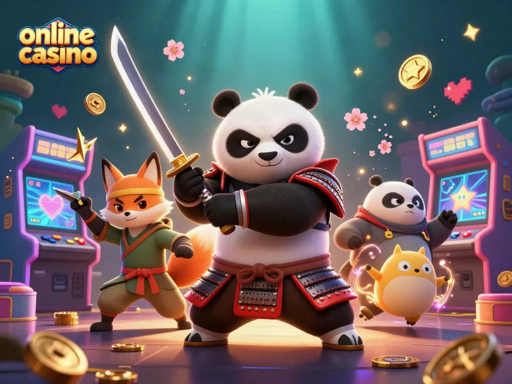 Juega en un casino online con tragaperras y acción vibrante con samuráis y ninjas