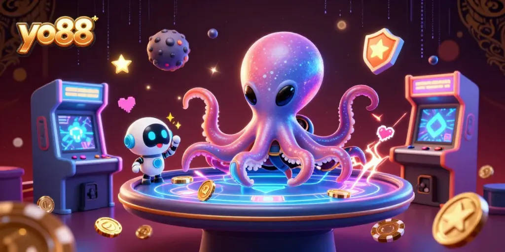 Play exciting games at yo88 with vibrant characters and dynamic casino elements.