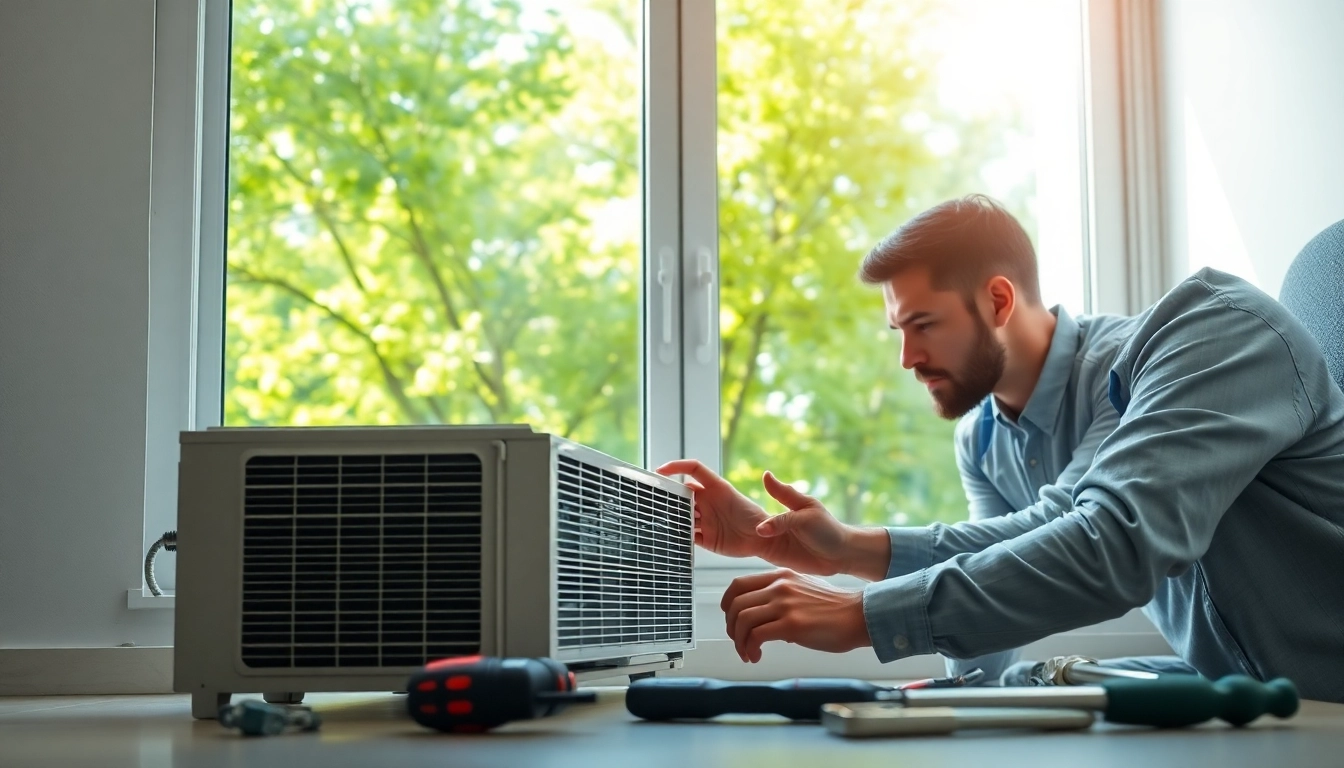 Expert AC Repair Tampa technician servicing a modern air conditioning unit efficiently.