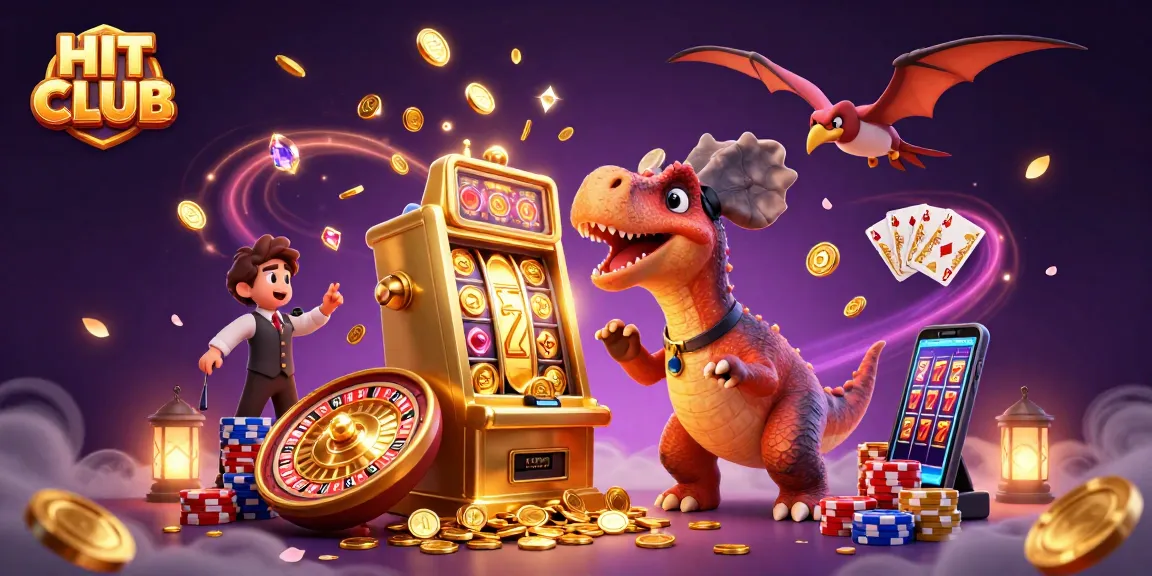 HIT CLUB captures the thrill of headbutting slot machines, winning massive jackpots!