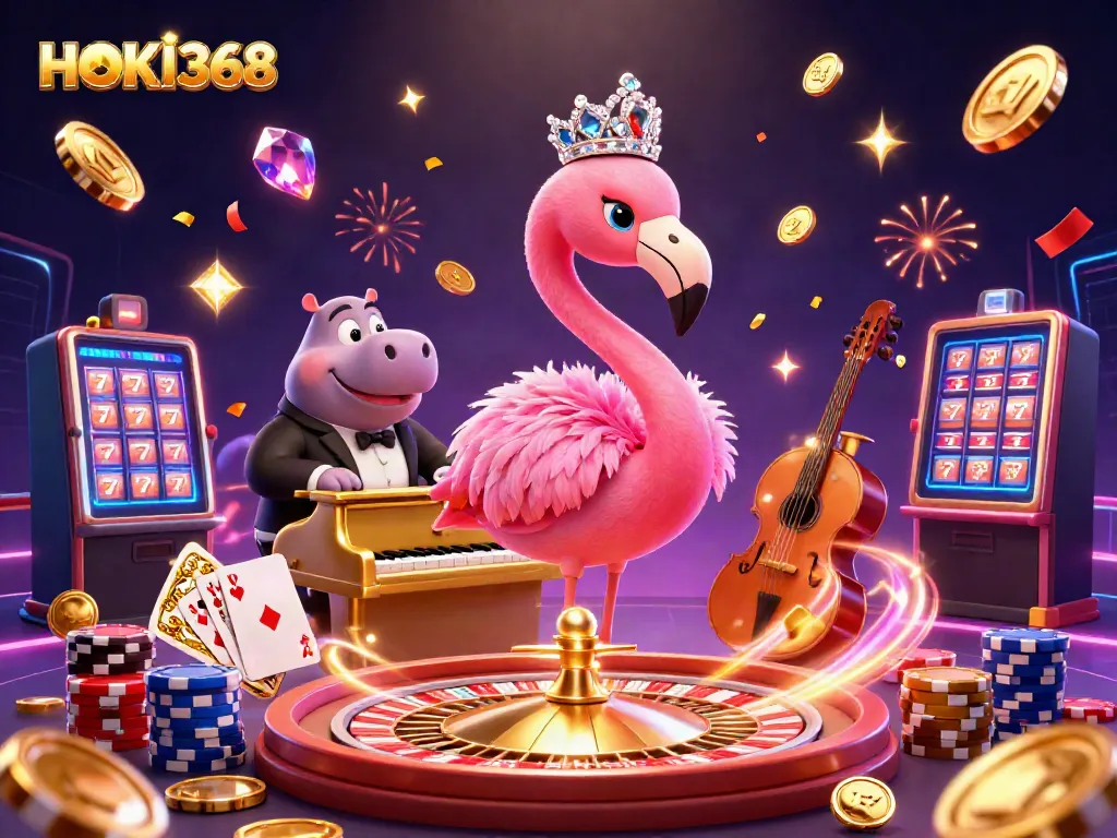 Experience the excitement of HOKI368 with vibrant slot games and dynamic casino elements.