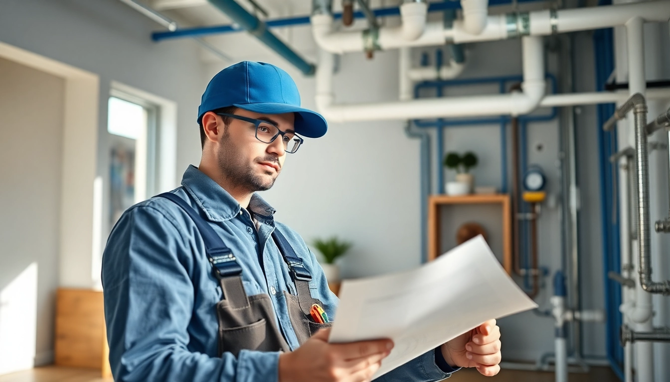 Plumber demonstrating whole house repiping services Tampa in a professional home setting.