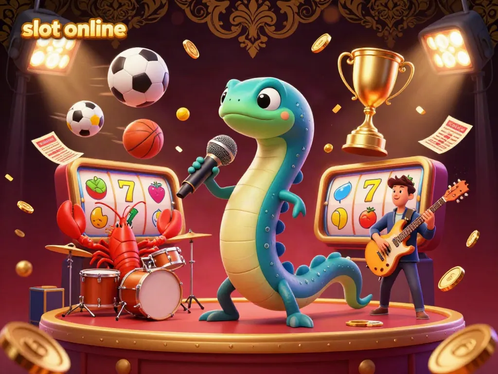 Engage with slot online in an underwater scene featuring a DJ electric eel, lobster drummer, and seahorse guitarist.