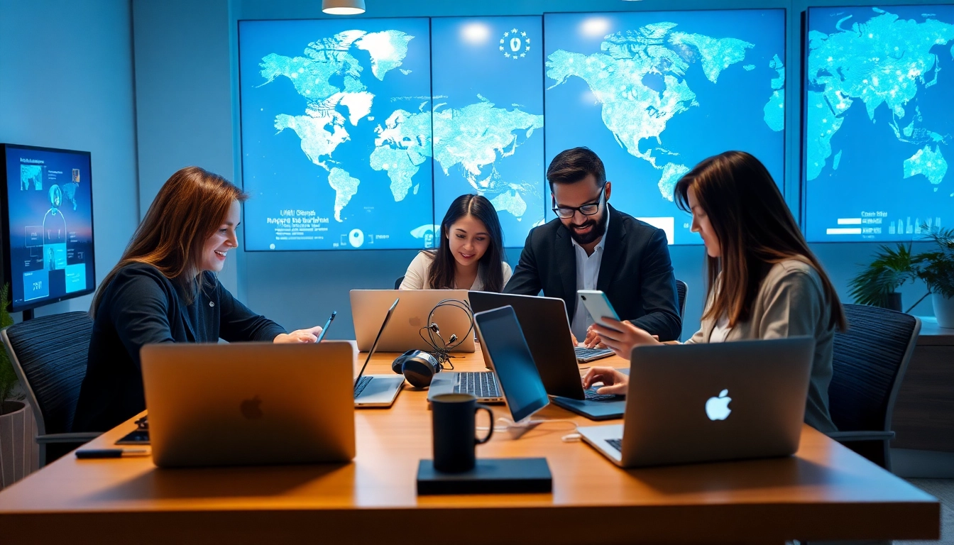 快连下载 featuring professionals using advanced technology for secure connectivity and innovative networking solutions.