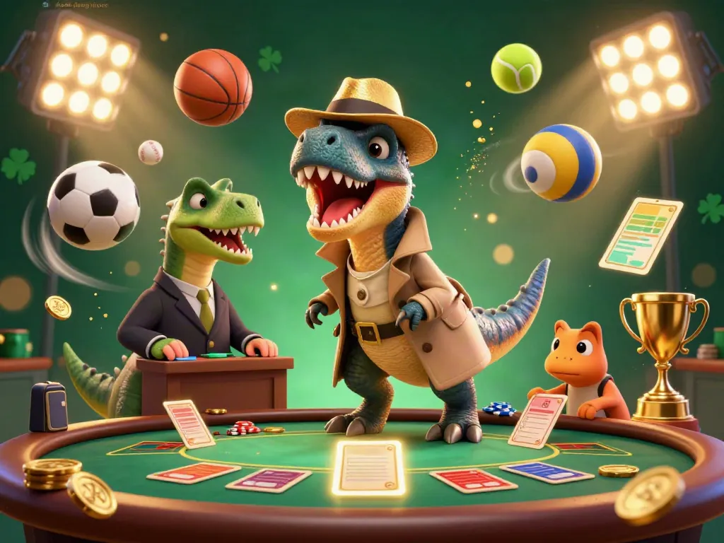 Experience Ao88 đăng nhập with a velociraptor card counter at a thrilling blackjack table.