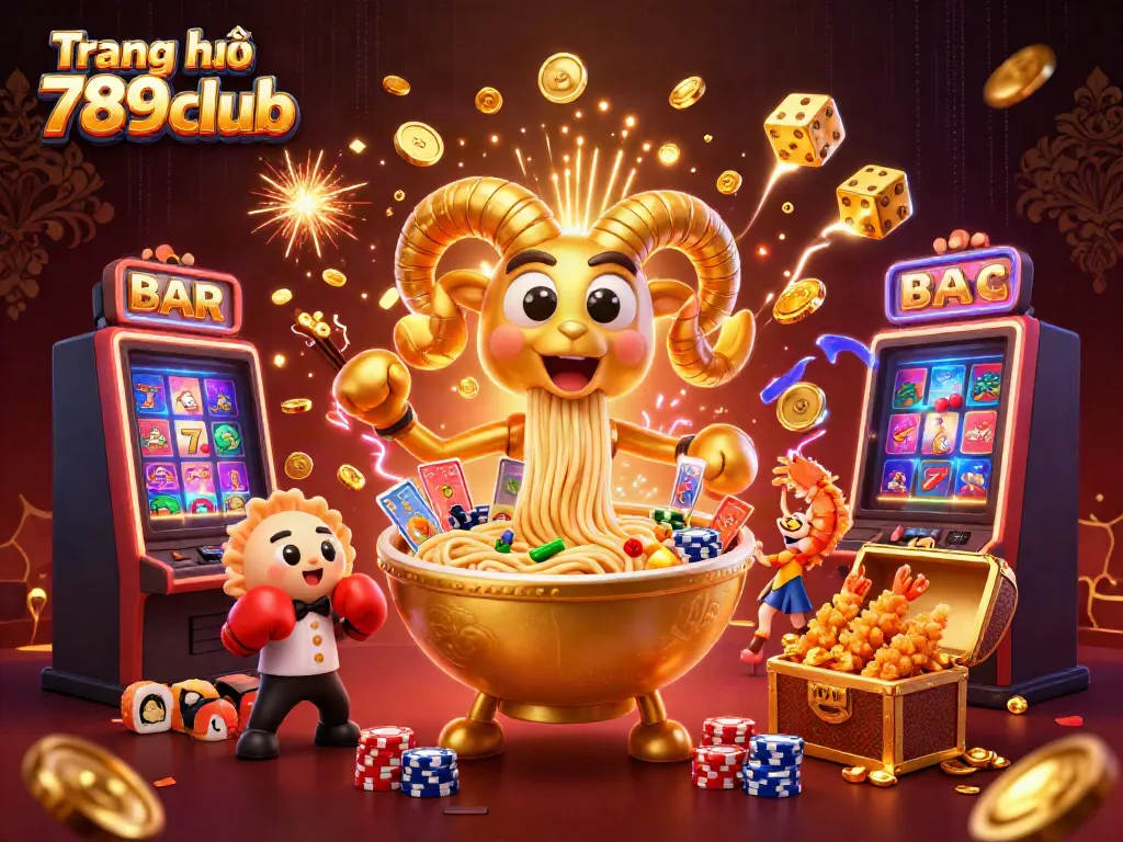 Experience excitement at Trang chủ 789club with dynamic characters and casino-themed action elements.