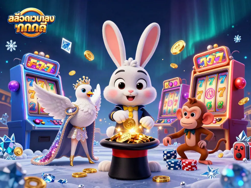 เล่นสล็อตกับสล็อตเว็บตรง แตกดี ผ่าน 3D การ์ตูนสวยๆ ที่มีสล็อตแมชชีน หมุนตลอดเวลา
