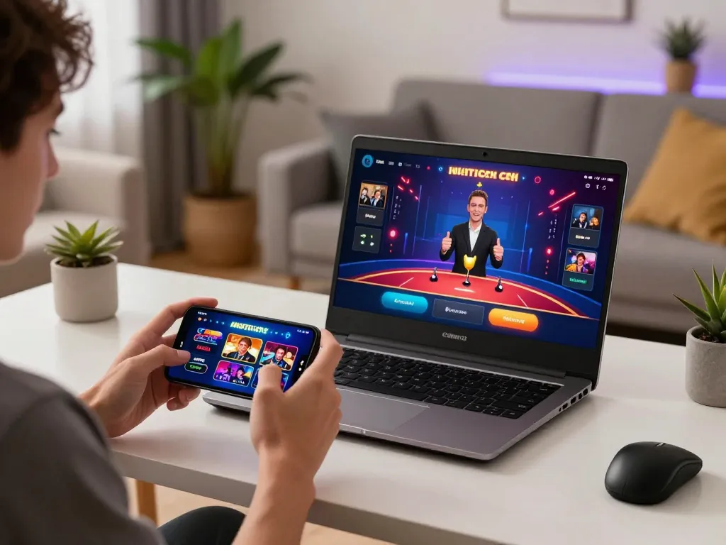 Engage with link GG88 on a mobile app while enjoying home gaming atmosphere