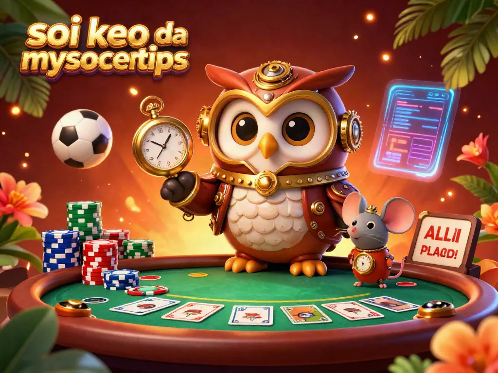 Engage with the thrilling world of soi keo bong da mysoccertips featuring dynamic sports betting elements and characters.